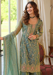 Premium Festive Organza Suit Set Sophisticated Traditional Wear with Embellished Border