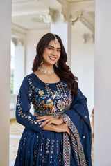 Embroidered Festival Wear Lehenga Choli With Dupatta