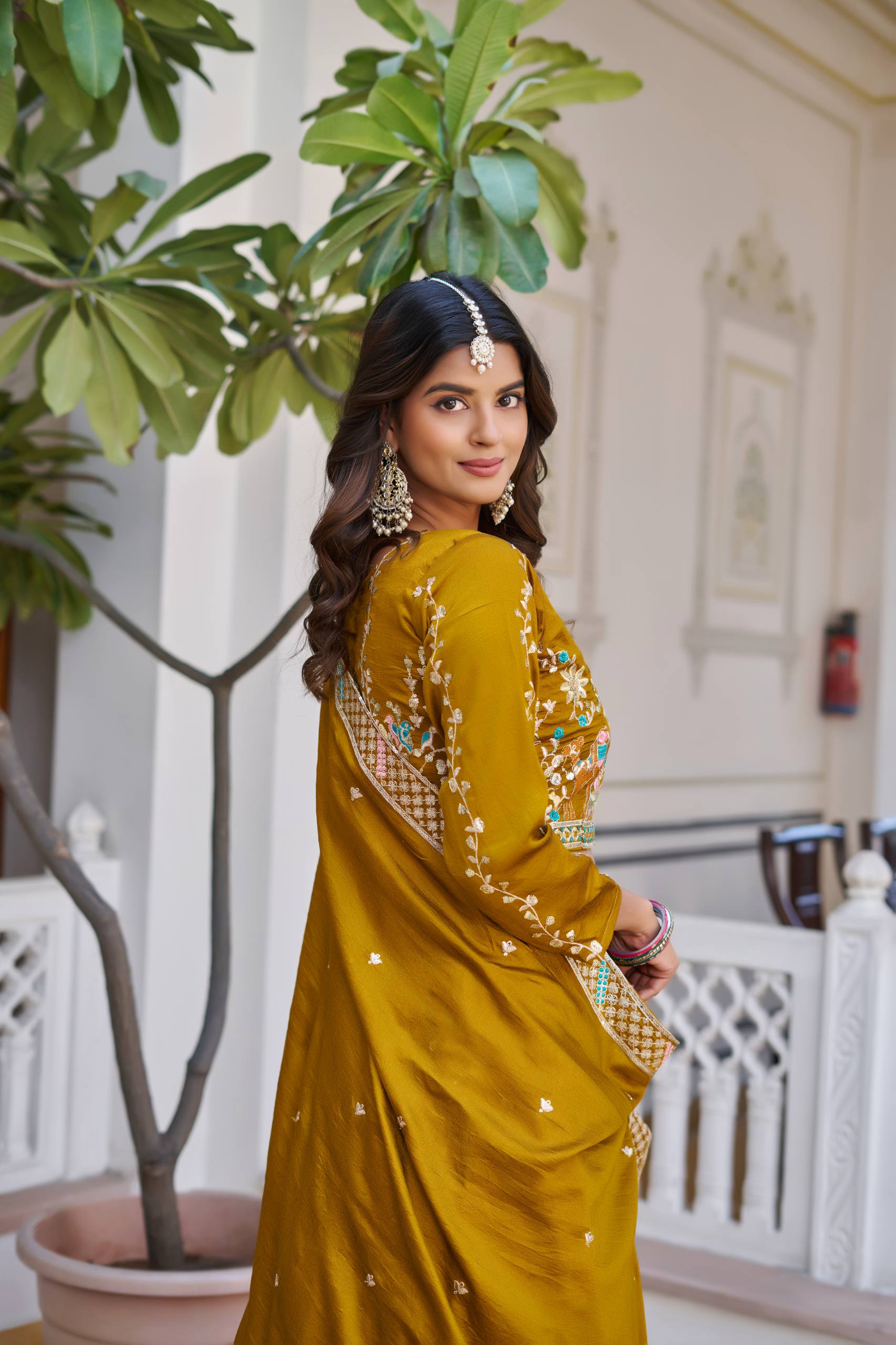 Embroidered Festival Wear Lehenga Choli With Dupatta