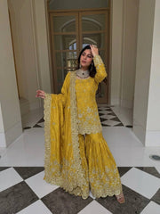 Exclusive Ethnic Sharara Set for Wedding & Festive Occasions Fully Stitched Designer Party Wear Outfit