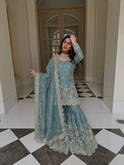 Exclusive Ethnic Sharara Set for Wedding & Festive Occasions Fully Stitched Designer Party Wear Outfit