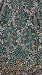 Heavy Embroidered Bridal Lehenga Choli with Sequins & Stone Work