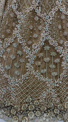 Heavy Embroidered Bridal Lehenga Choli with Sequins & Stone Work