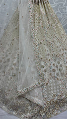 Heavy Embroidered Bridal Lehenga Choli with Sequins & Stone Work