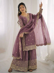 Sophisticated Embellished Sharara Suit Traditional Craftsmanship for Special Occasions