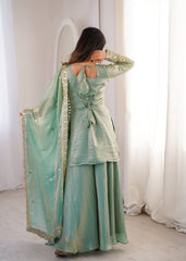 Sophisticated Embellished Sharara Suit Traditional Craftsmanship for Special Occasions