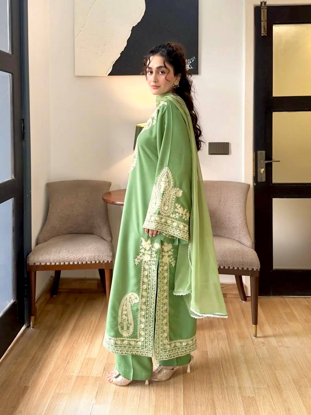 Designer Embroidered Kurta Set with Dupatta Premium Ethnic Wear for Women