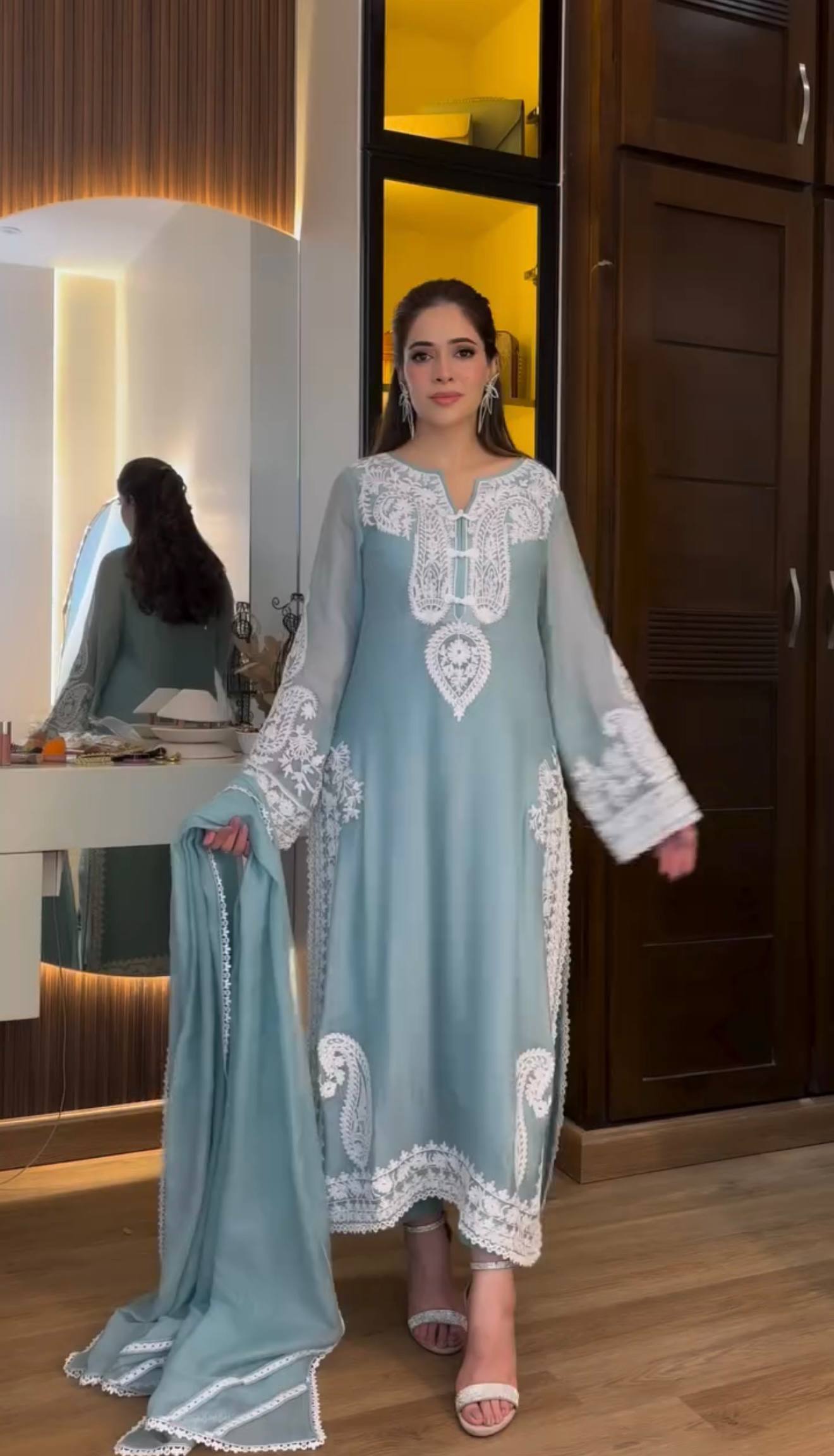 Designer Embroidered Kurta Set with Dupatta Premium Ethnic Wear for Women