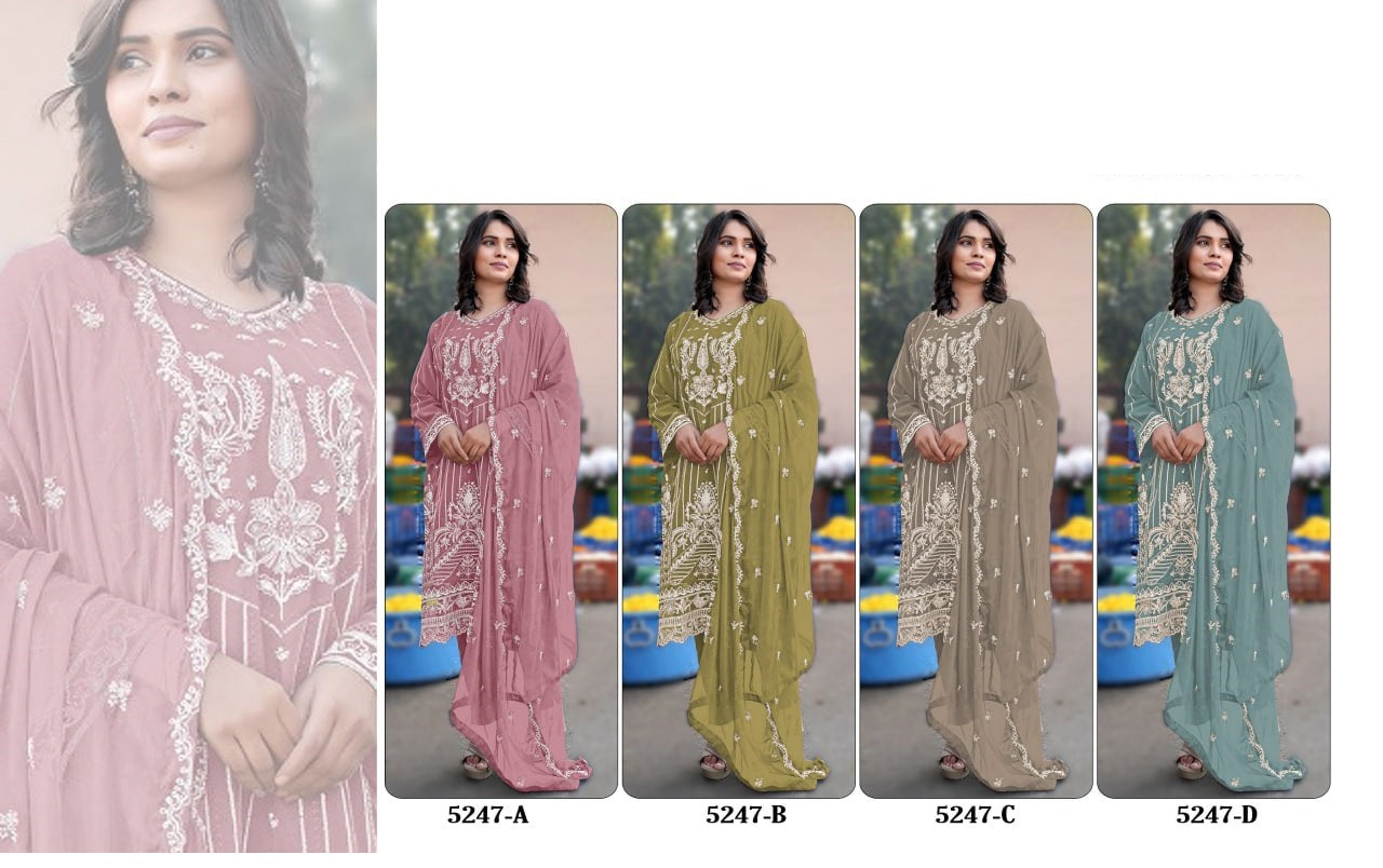 Exclusive Ethnic Festive Collection Intricate Embroidery Kurta Set for Special Occasions