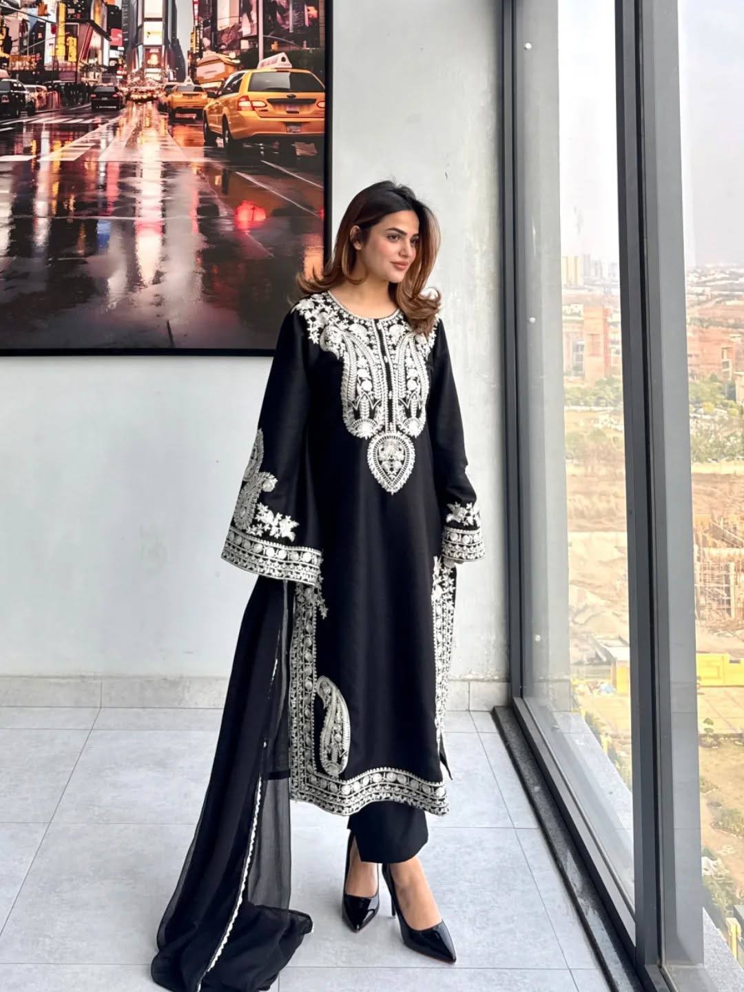Designer Embroidered Kurta Set with Dupatta Premium Ethnic Wear for Women