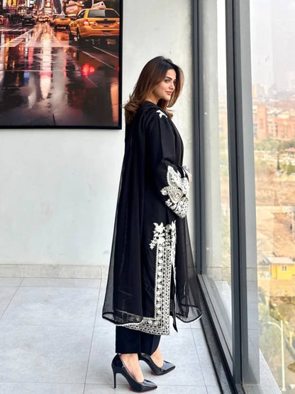Designer Embroidered Kurta Set with Dupatta Premium Ethnic Wear for Women