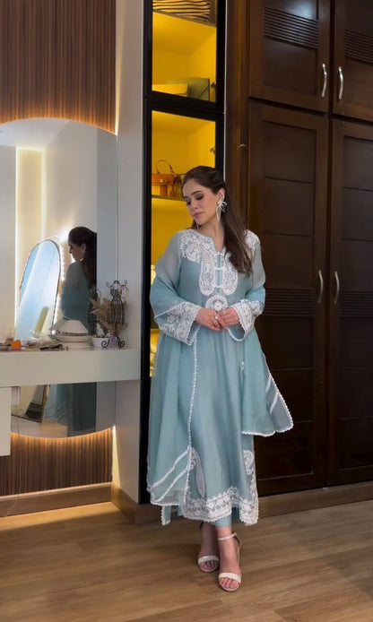 Designer Embroidered Kurta Set with Dupatta Premium Ethnic Wear for Women